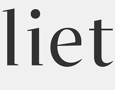 Liet Display by Stanley fonts. A font for branding