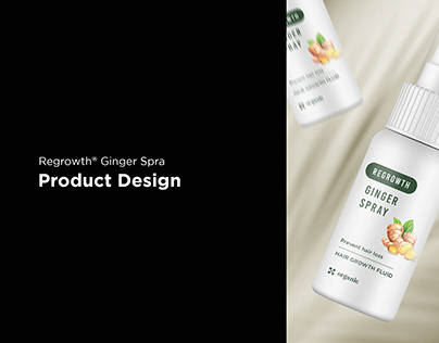 Regrowth Ginger Spray - Product Design