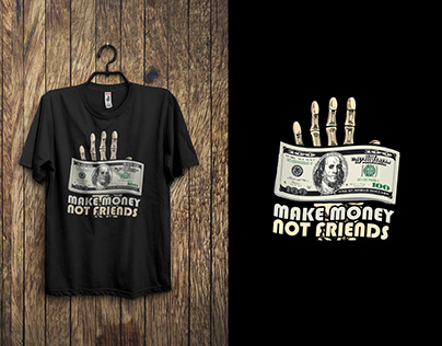 Money unique T-shirt design.