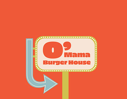 O'mama Burger House Rebranding