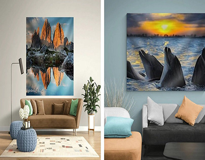 Contemporary large wall art