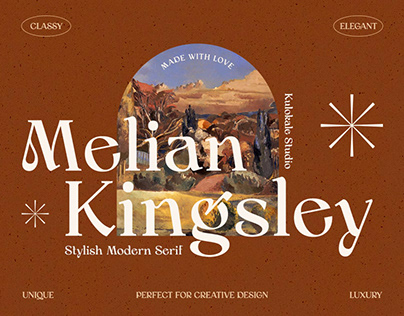 Melian Kingsley - Modern Serif Font