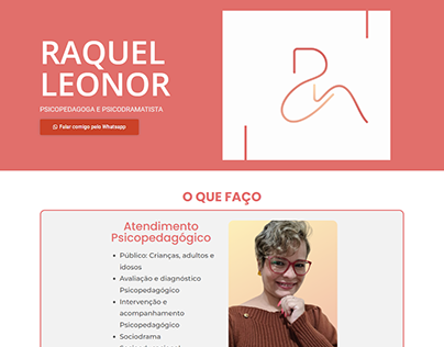 Landing Page - Raquel Leonor