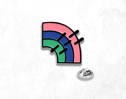 Rainbow pin's