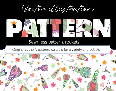 Surface design, pattern, rockets