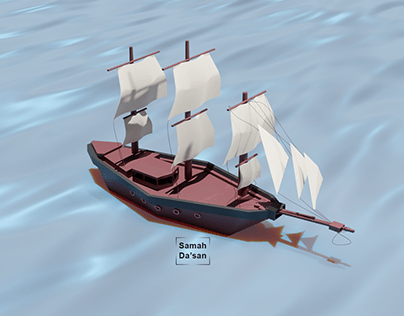 3d ship modeling by blender
