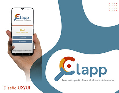 Clapp - App sobre clases particulares UX/UI