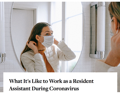 Working as a Resident Assistant During Coronavirus