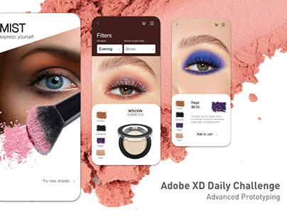 Adobe XD Daily Challenge - Advanced Prototyping