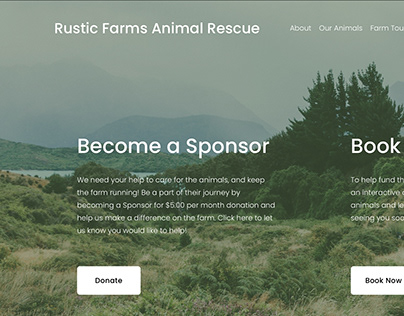 Website Design Rustic Farms