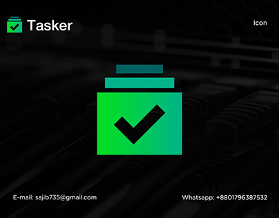 Taker | A Task Management App logo and branding design