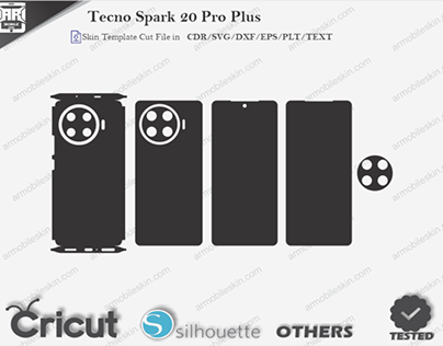 Tecno Spark 20 Pro Plus Skin Template