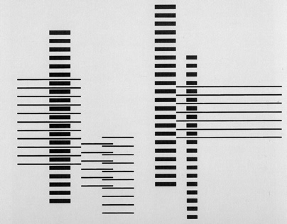 Josef Albers Rhythm 1958