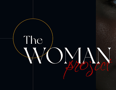 The Woman Project - Website UI Design