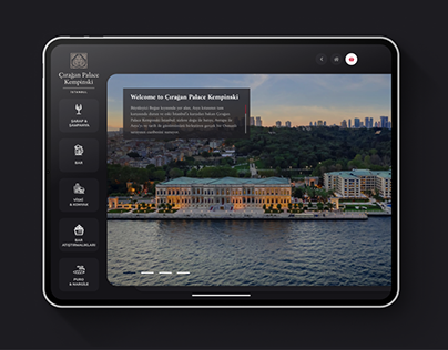 Ciragan Palace Kempinski Istanbul Menu App