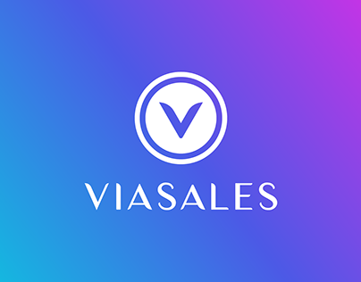 ViaSales logo design
