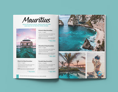 Travel Magazine Layout Design