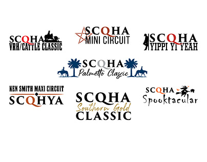 Logo Series for South Carolina Quarter Horse Ass.