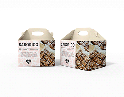 Saborico: Mexican Pastry Packaging Design