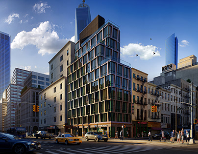 Tribeca Rogue Building NY CGI