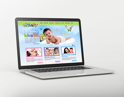 Website Design For Diapy Diaper