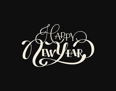 Happy New Year - Variable Lettering