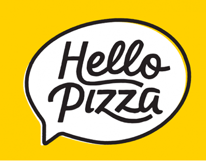 Hello Pizza brand creation
