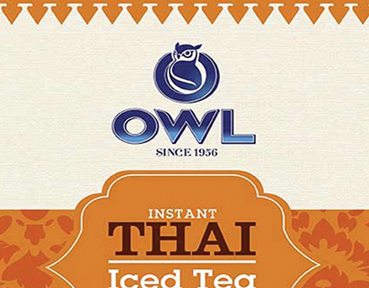 OWL Thai Iced Tea Packaging