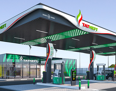Design of gas station.