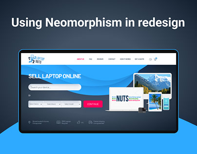 Using Neomorphism for an ecommerce site