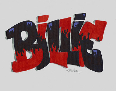 Graffiti - "Billie" - Handmade by Mateus Pandini
