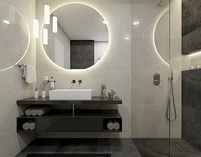Moon Light. Luxury bathroom design