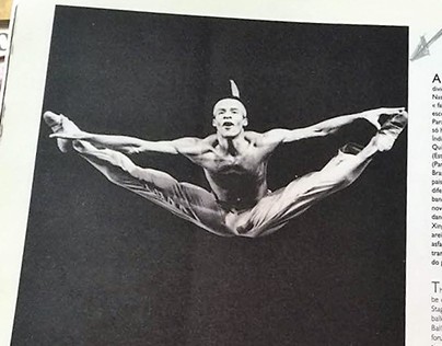 Edgar Dias: bailarino Cia Ballet Stagium e Grupo Corpo