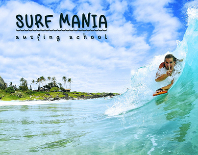 Сайт-лендинг школы сёрфинга