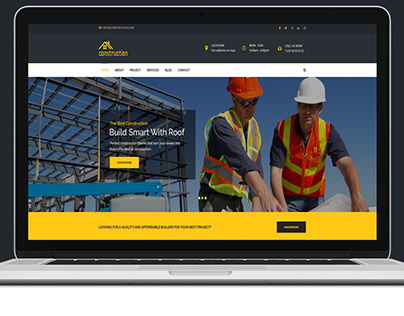 Construction Website Concept