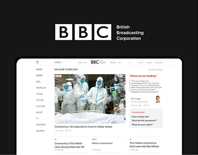 BBC. News portal redesign