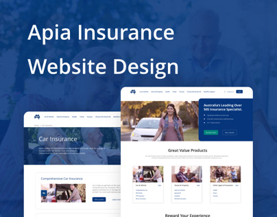 Apia Insurance website Design