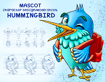 Character Design Hummingbird