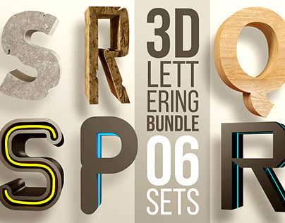 3D Lettering Mega Bundle