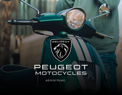 Peugeot Motocycles Admin Panel Design