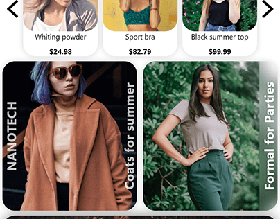 Fashion web/app design