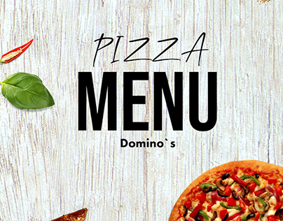 Project thumbnail - Pizza menu