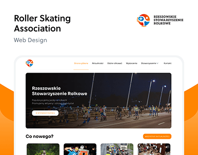 Roller Skating Association Web Design