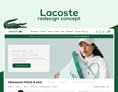 Lacoste - Redesign Concept