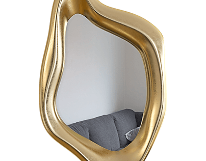 Зеркало kare design. Mirror Hologram Gold