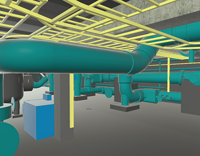 Scan to BIM of a hydroelectric power plant in Germany