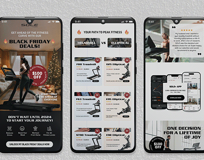 Email Design for Fitness Equipment Company