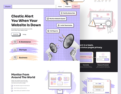 Clestic - Saas Website Design