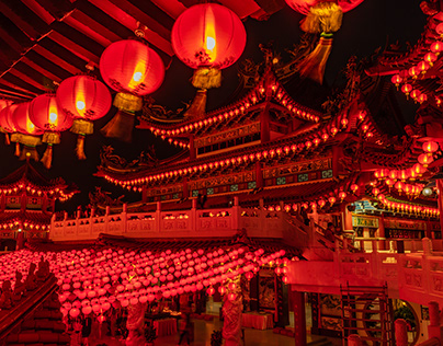 Chinesse New Year at Thean Hou Temple