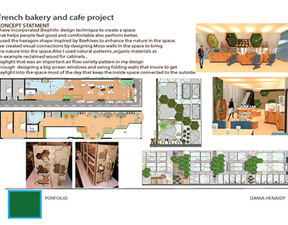 french Bakery and cafe project